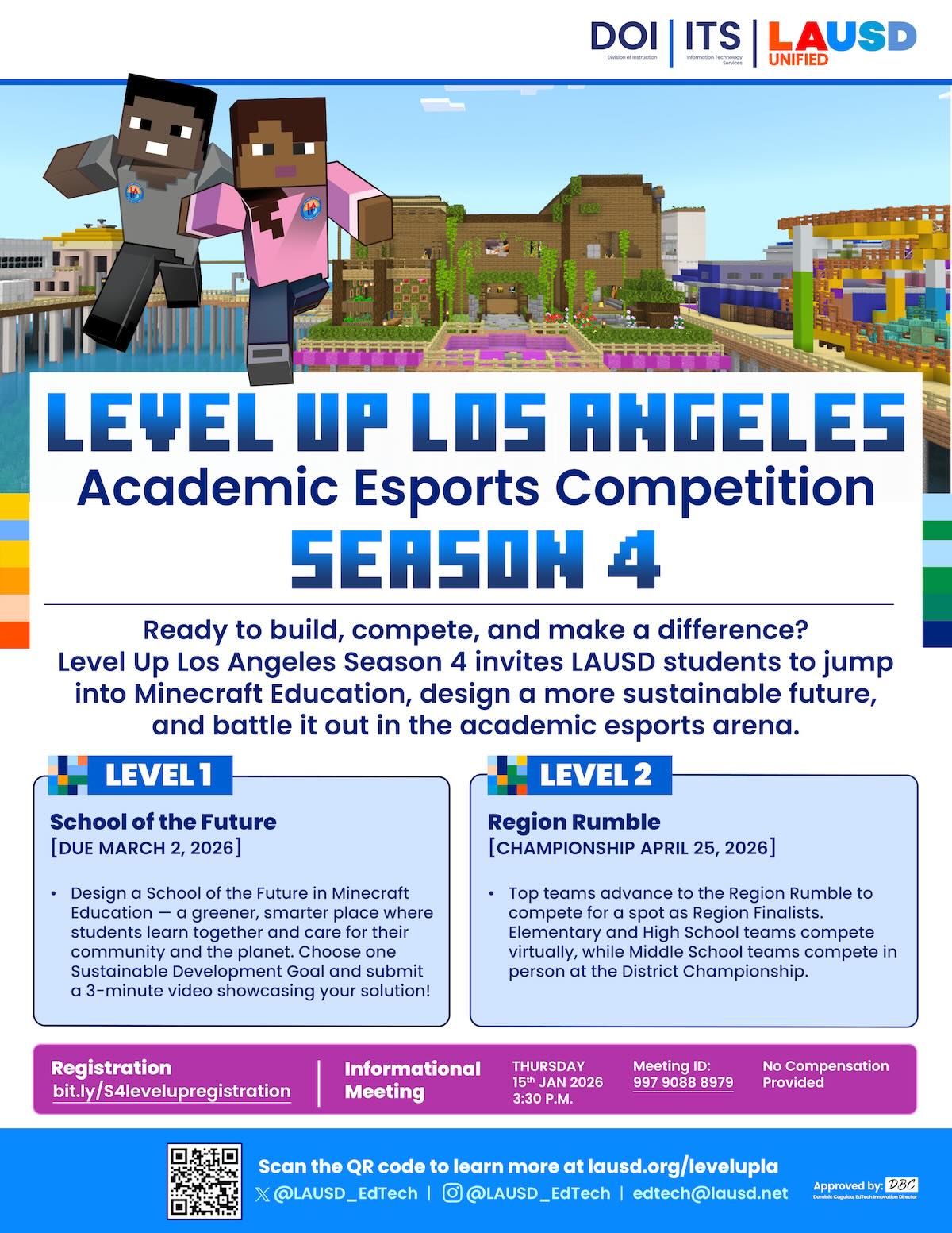 Level Up Los Angeles - Academic Esports – Esports – EdTech Innovation