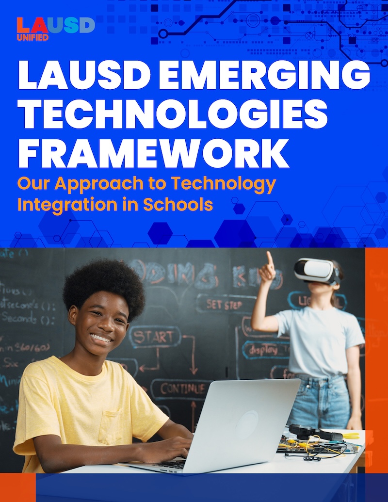 LAUSD Emerging Technologies Framework Cover Image