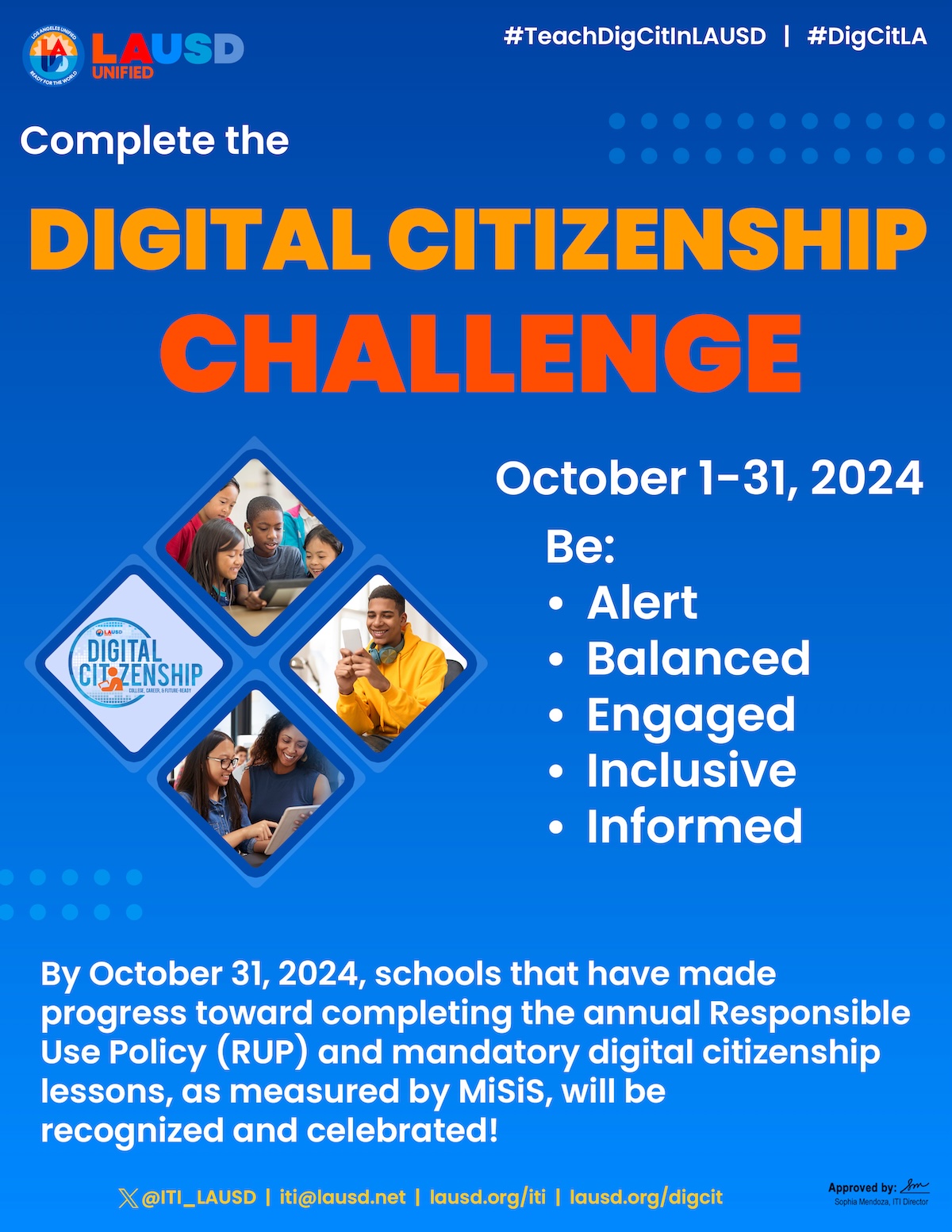 Digital Citizenship Challenge 2024 Flyer