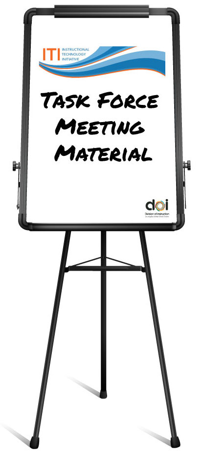 Task Force Meeting FlipChart 