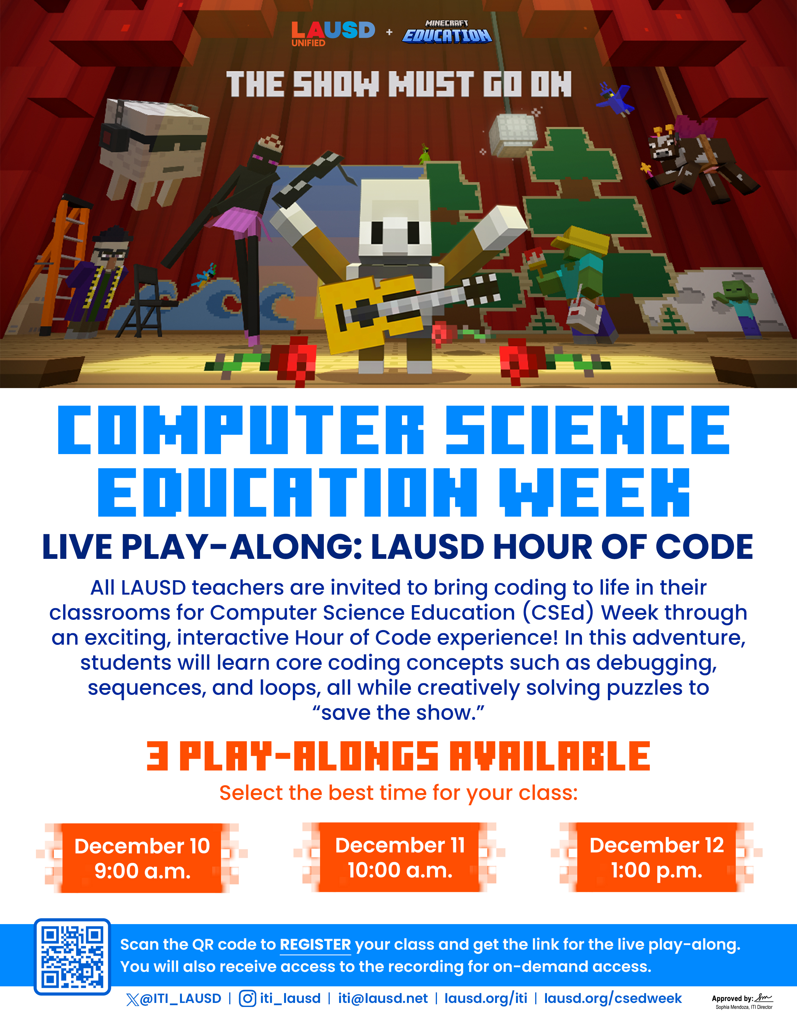 Computer Science Education Week Flyer