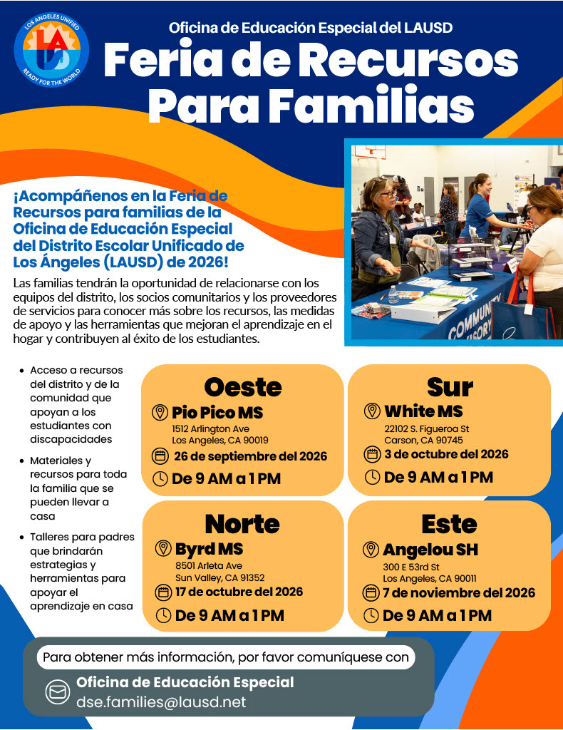 Resource Fair - Spanish